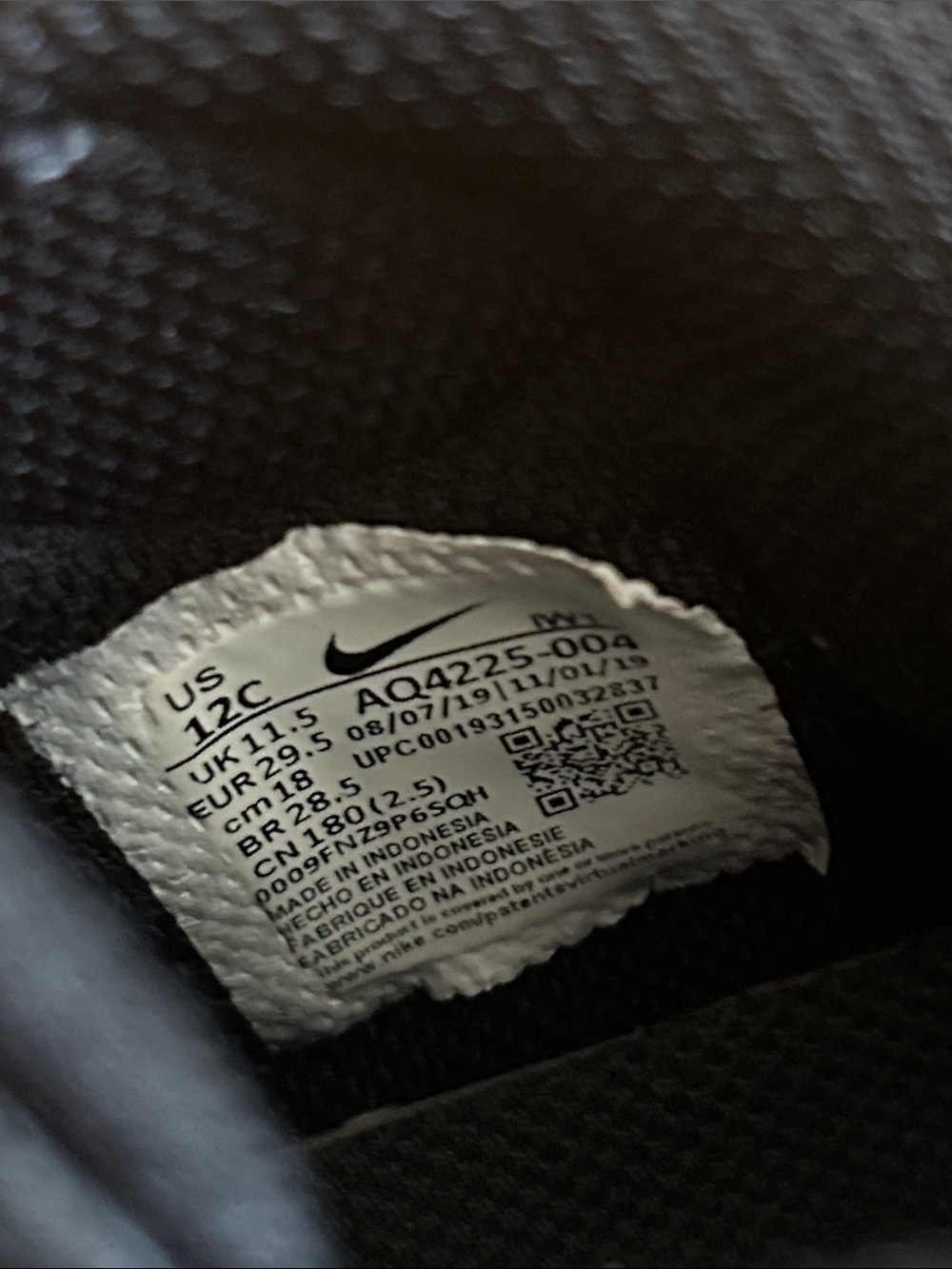 Nike Kids Team Hustle D 9 Pre School Basketball Shoe 12C - Picture 6 of 6